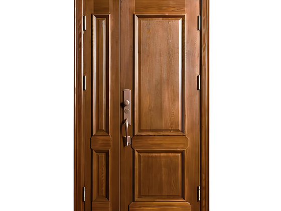 Grade A Steel Wood Security Door for Residential Entrances