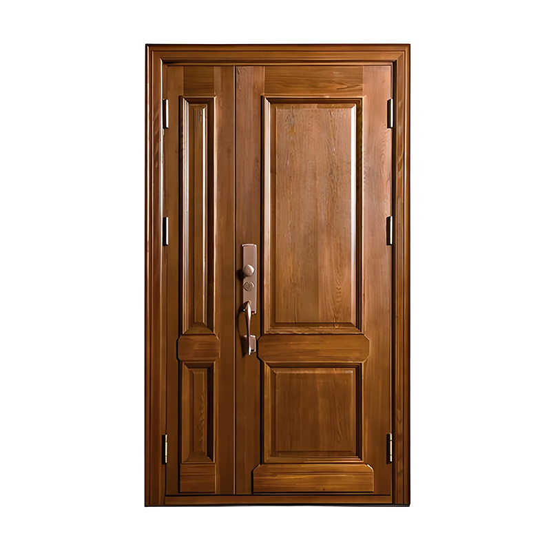 Grade A Steel Wood Security Door for Residential Entrances