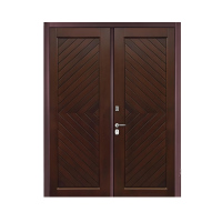 Steel Wooden Armor Door for Residential Security