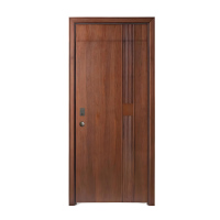 Steel Wood Armored Security Door for Residential Entrances