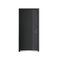 Steel Security Entry Door for Residential Buildings