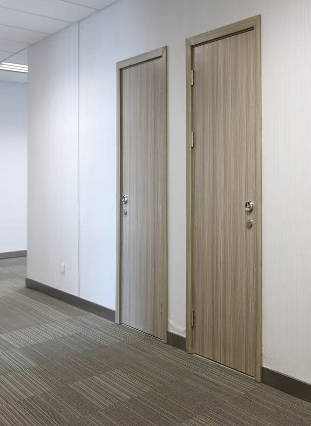 Fire-rated retail security doors