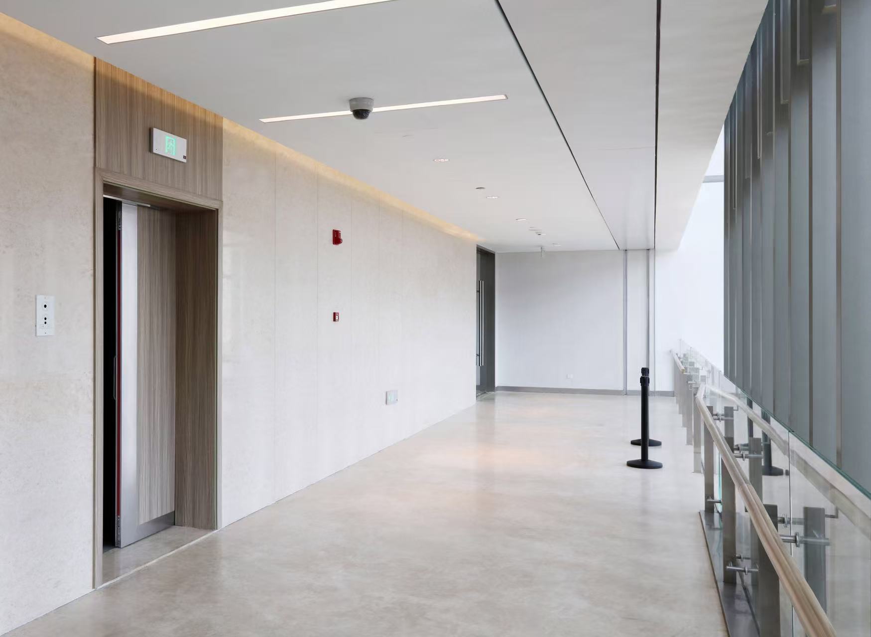 Fire-rated retail security doors