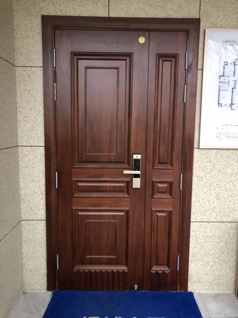 Armored Door for Residential Security Entrances