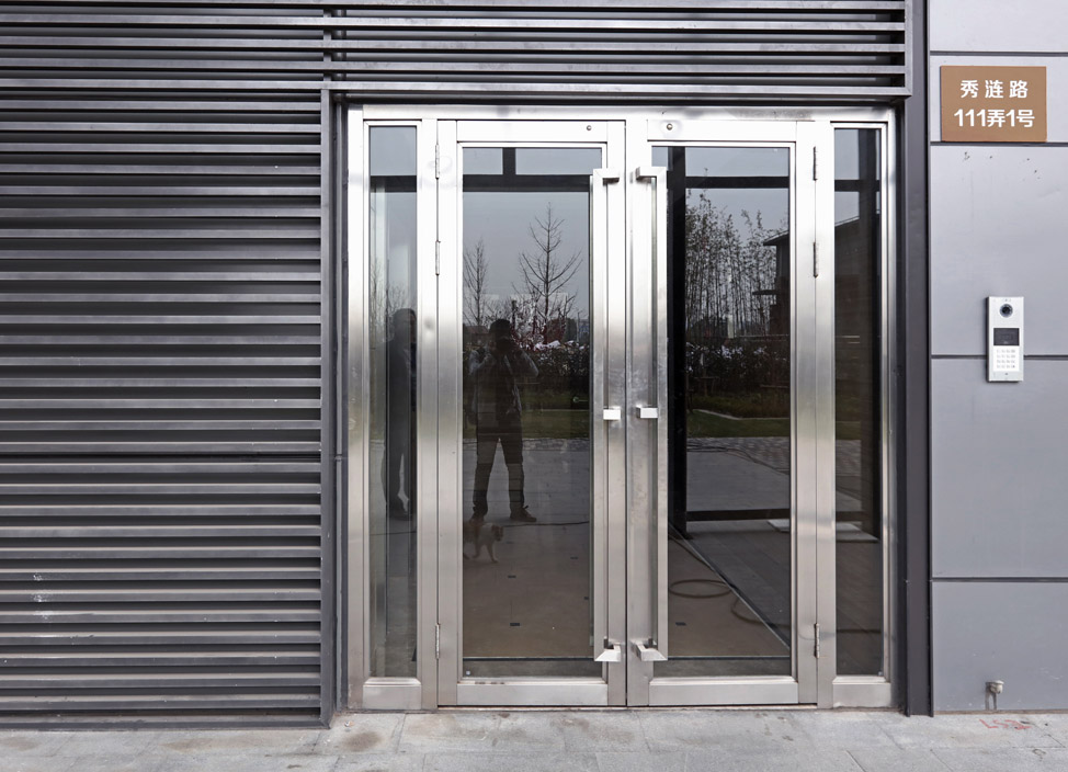 Glass Fire Door for Fire Rated Building Entrances