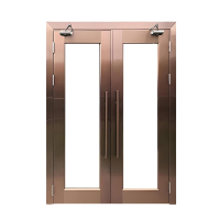 Glass Fire Door for Fire Rated Building Entrances