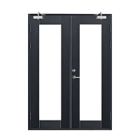 Glass Fire Door for Fire Rated Building Entrances