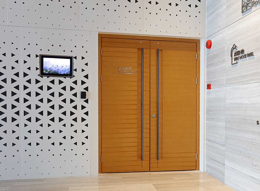 UL 10C fire rated wooden door