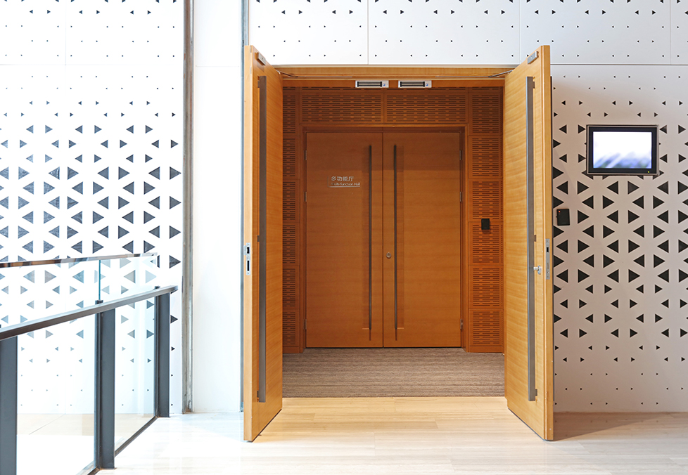 UL Certified Wooden Fire Door for Fire Rated Buildings