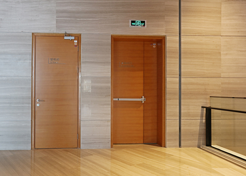 UL Certified Wooden Fire Door for Fire Rated Buildings