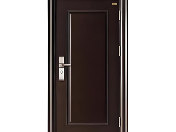 Wood And Steel Entry Door for Residential Security