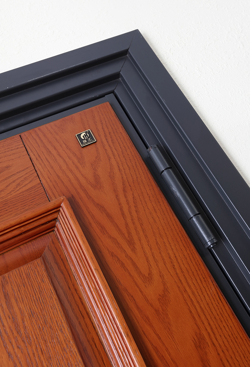 Steel Wood Security Door for Residential Entrances Steel Wood Security Door for Residential Entrances