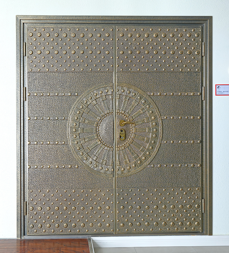 Cast Aluminum Door for Residential Building Entrances