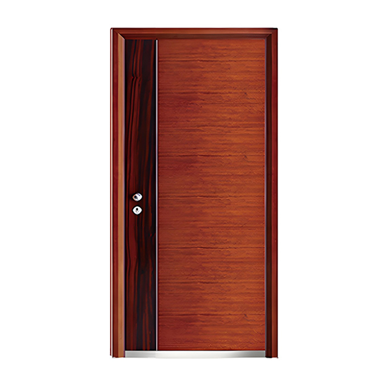 Grade D Steel Wood Security Door for Residential Entrances
