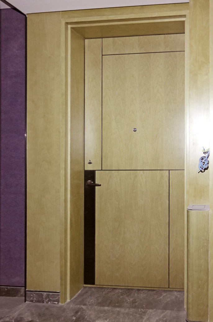 Steel Wood Armored Security Door for Residential Entrances