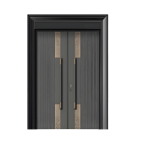 Cast Aluminum Door for Residential Building Entrances
