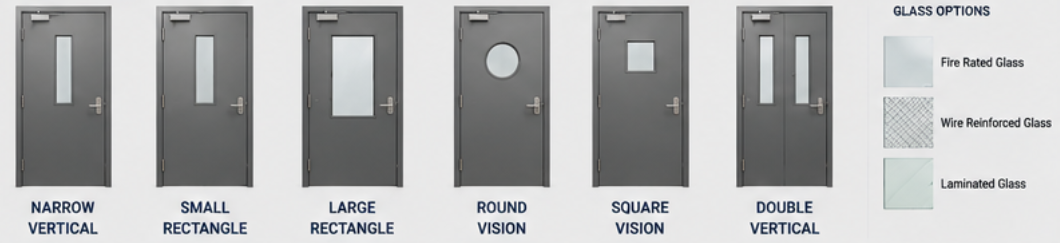 fire rated door with frame