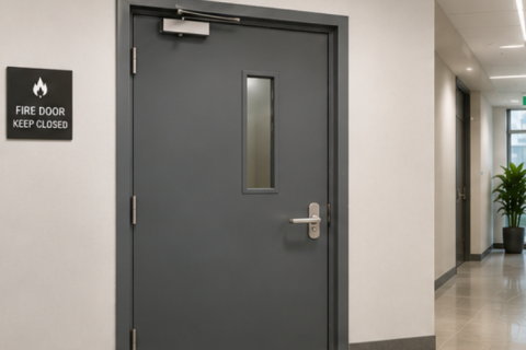How To Choose Fire Rated Doors With Frame, Hardware And Vision Panel