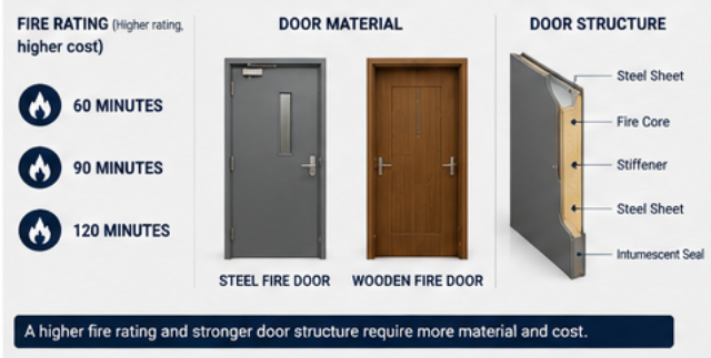 fire rated door price