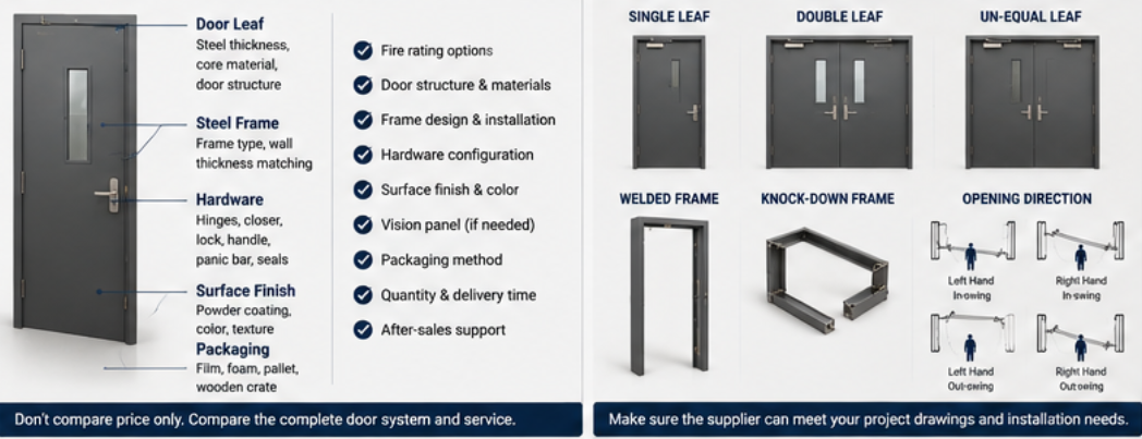 fire rated steel door manufacturer China fire rated steel door manufacturer China