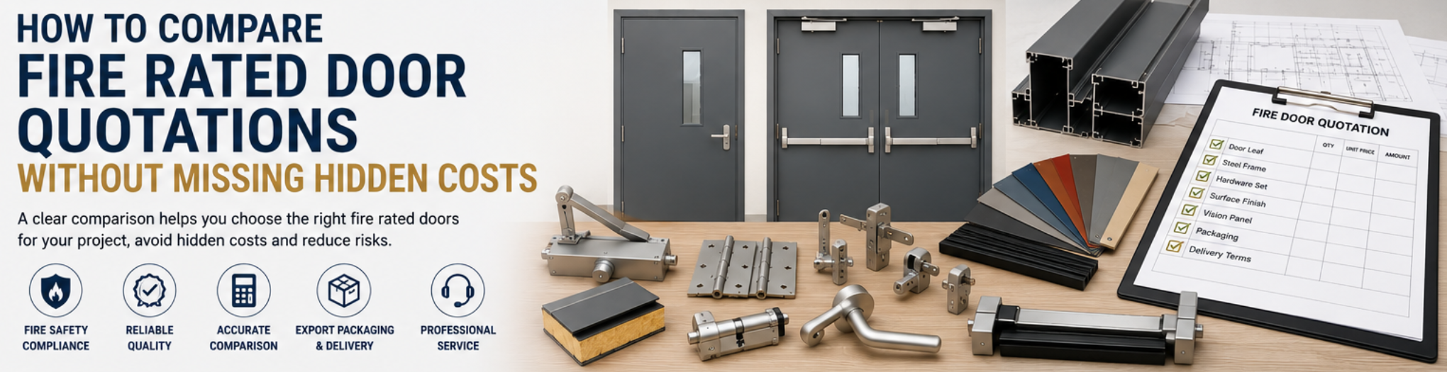 fire rated door quotation