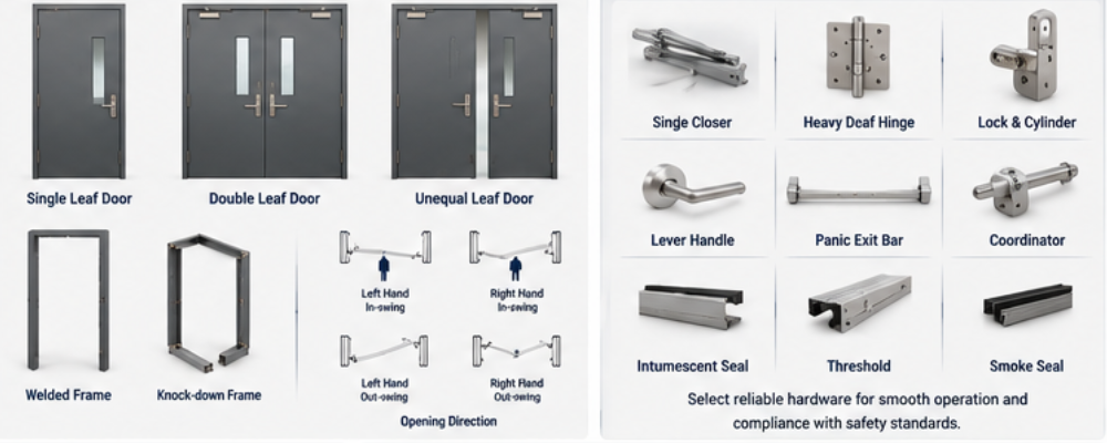healthcare building fire doors