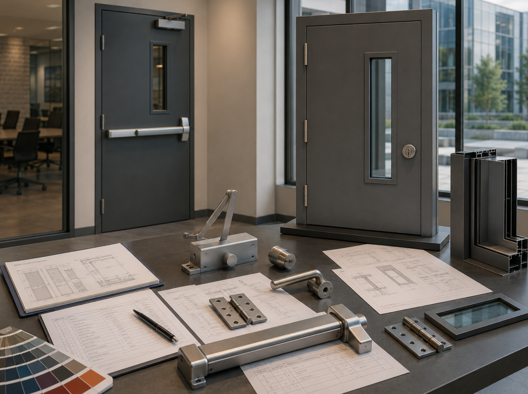 commercial fire rated doors