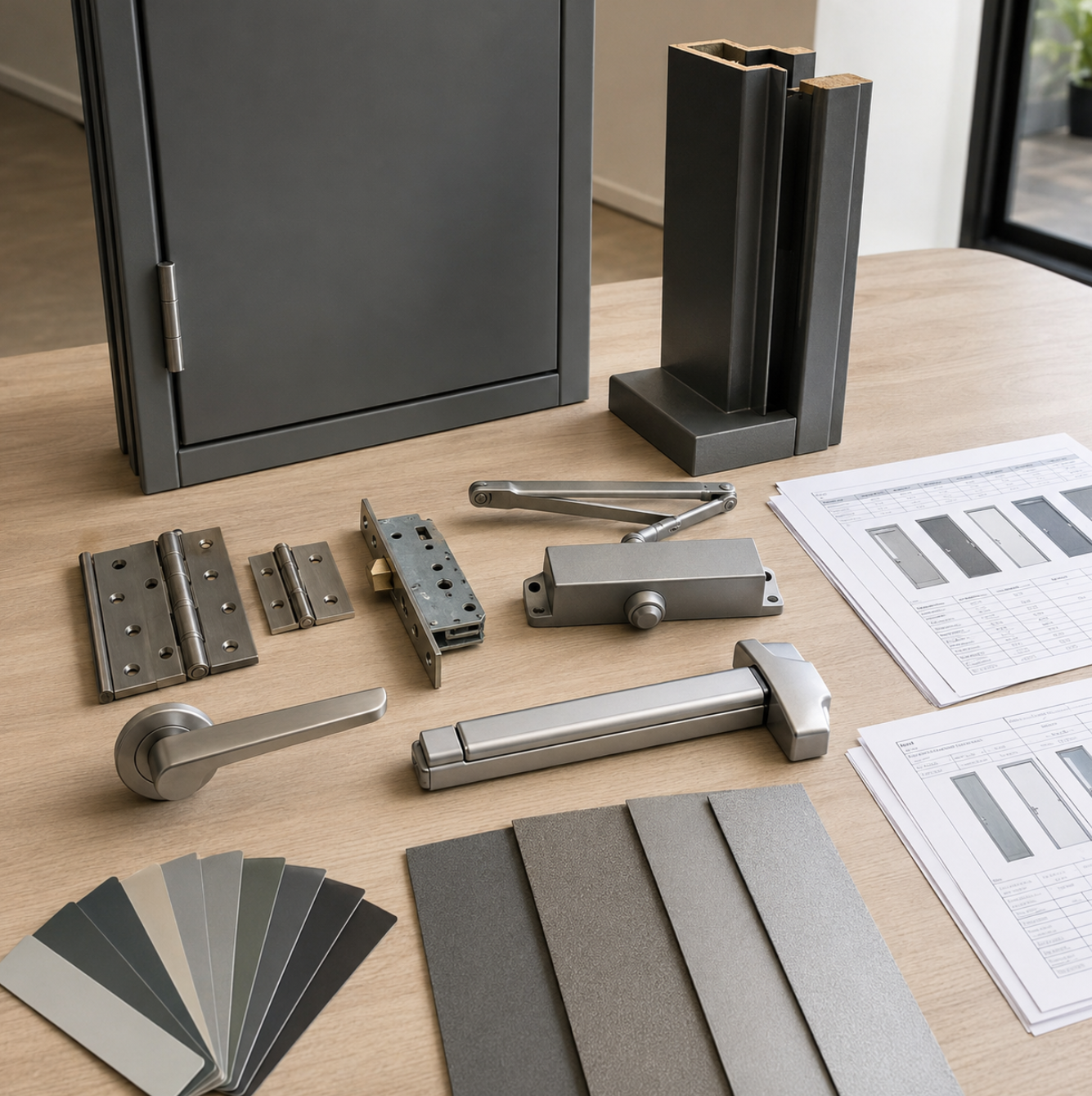apartment fire rated steel doors