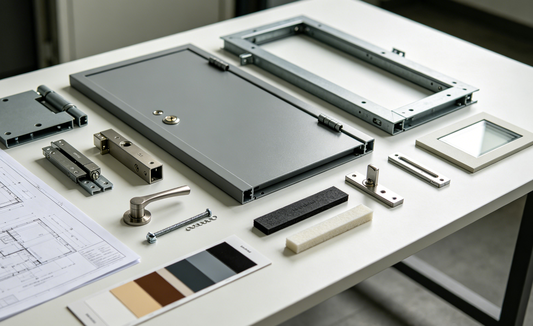 90 minute steel fire door