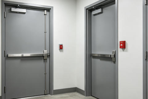 90 Minute Fire Rated Steel Door Supplier For Commercial Building Projects