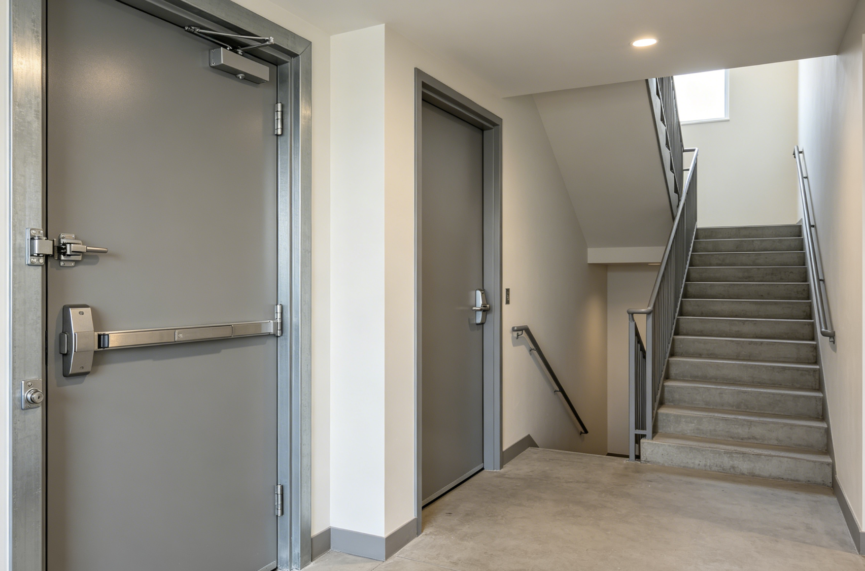 custom size fire rated steel doors