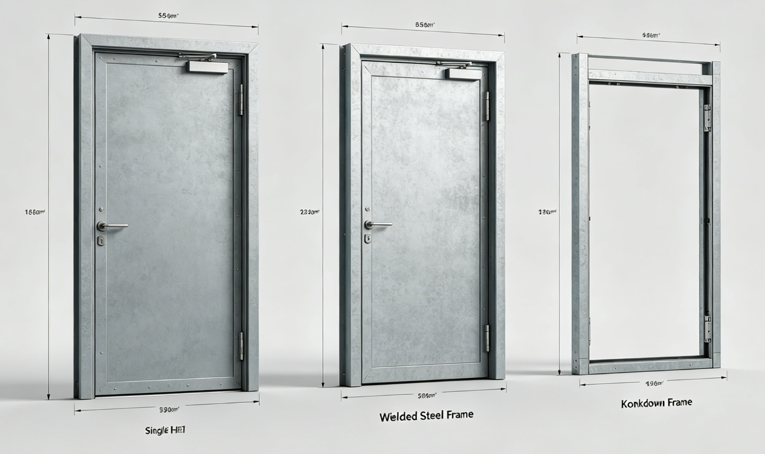 warehouse steel fire doors