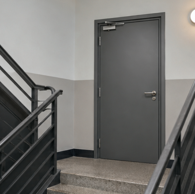 fire rated steel doors for hotel projects