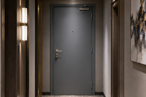 Hotel Fire Rated Steel Doors For Corridors, Stairwells And Service Areas