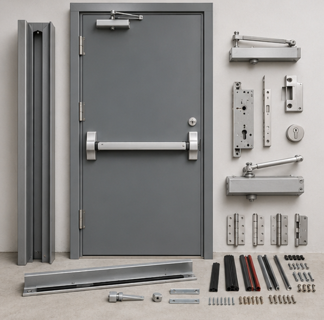 fire rated door hardware package
