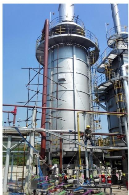 Biogas torch