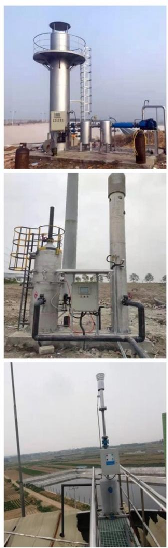 Biogas torch