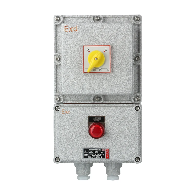 Explosion Proof Circuit Breaker Power Distribution Box Steel Aluminum Stainless