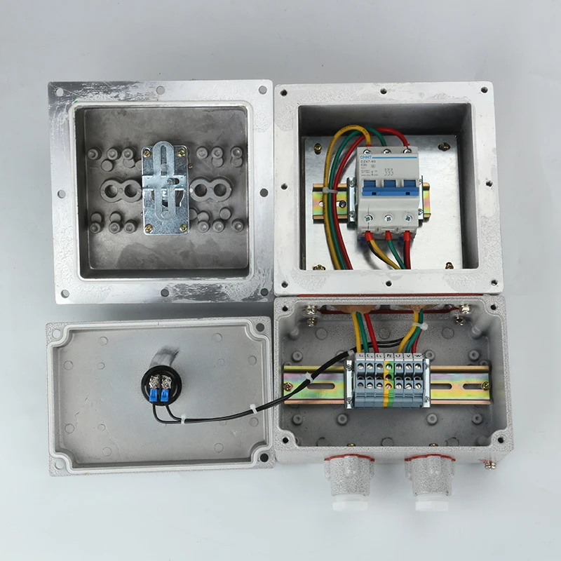 Explosion Proof Circuit Breaker Power Distribution Box Steel Aluminum Stainless