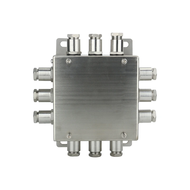 190*260*110 Reinforced Ex Customizable 304 Explosion Proof Electrical Wiring Stainless Steel Enclosure