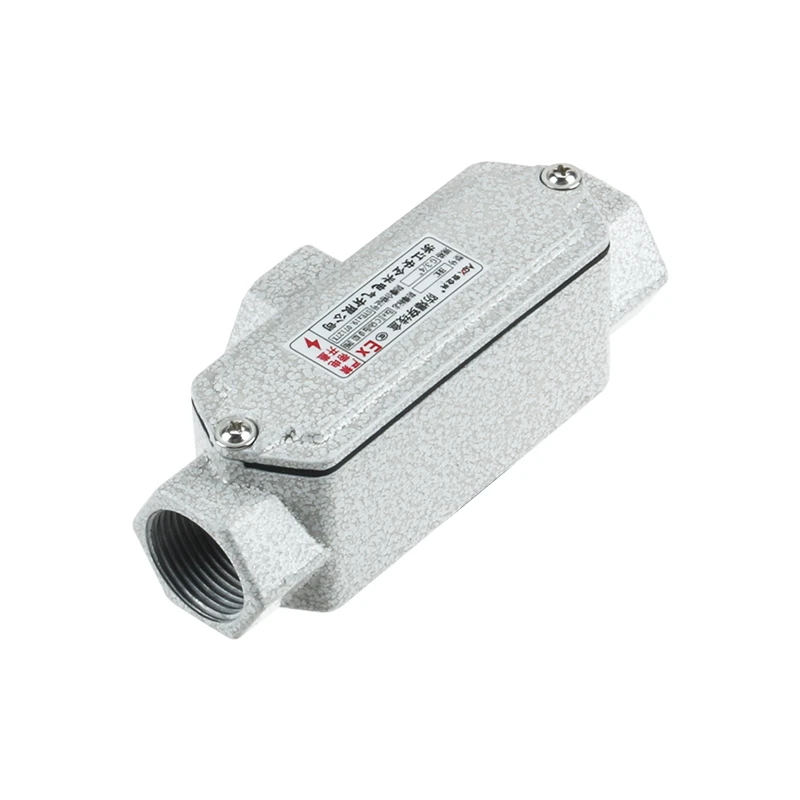 G11/2 Industrial Type B Aluminum Alloy IP65 Explosion-proof Electrical Wiring Threading Box Junction Box