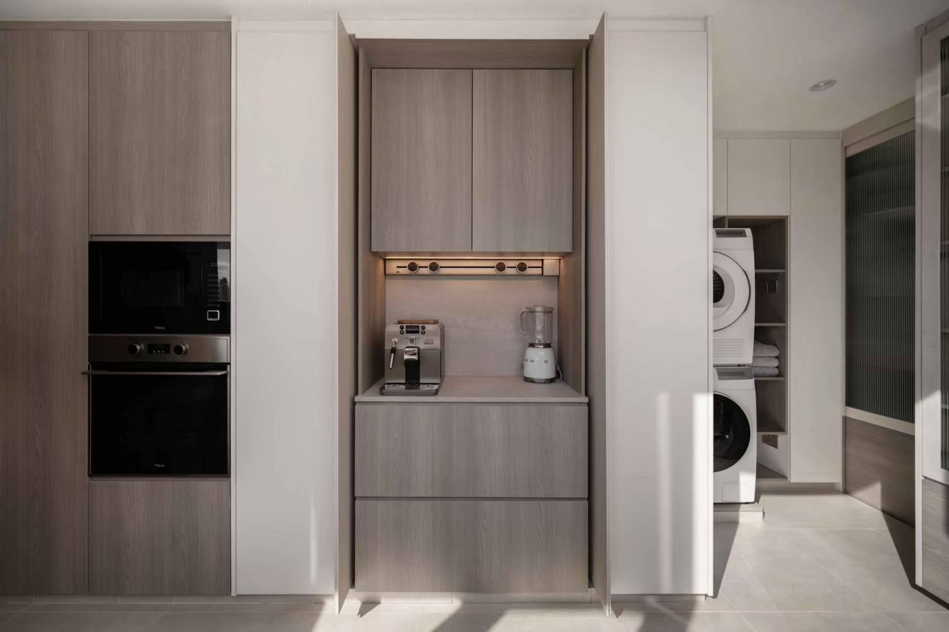 Kabinet dapur moden Singapura