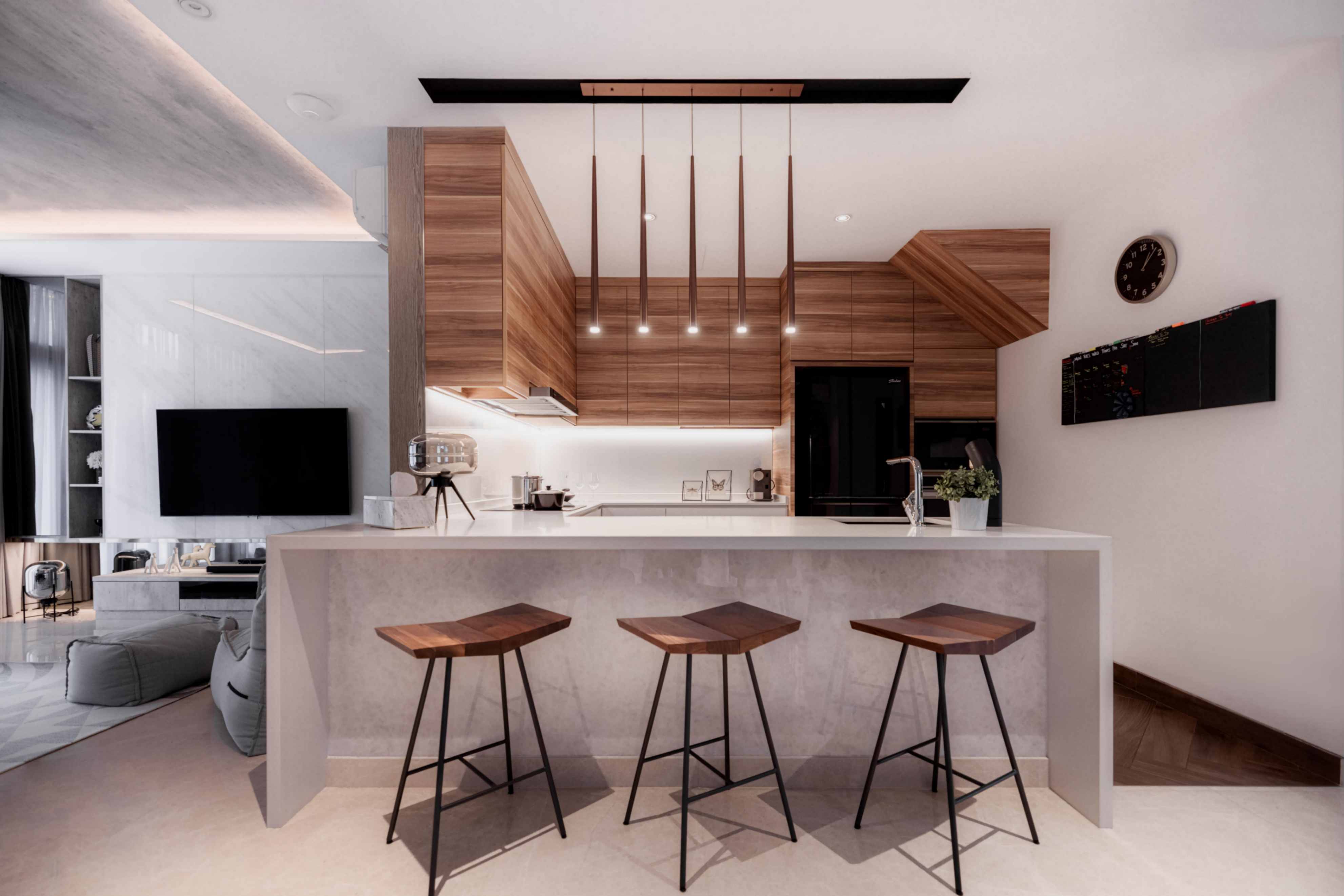 Space-saving custom cabinets for Singapore private apartments