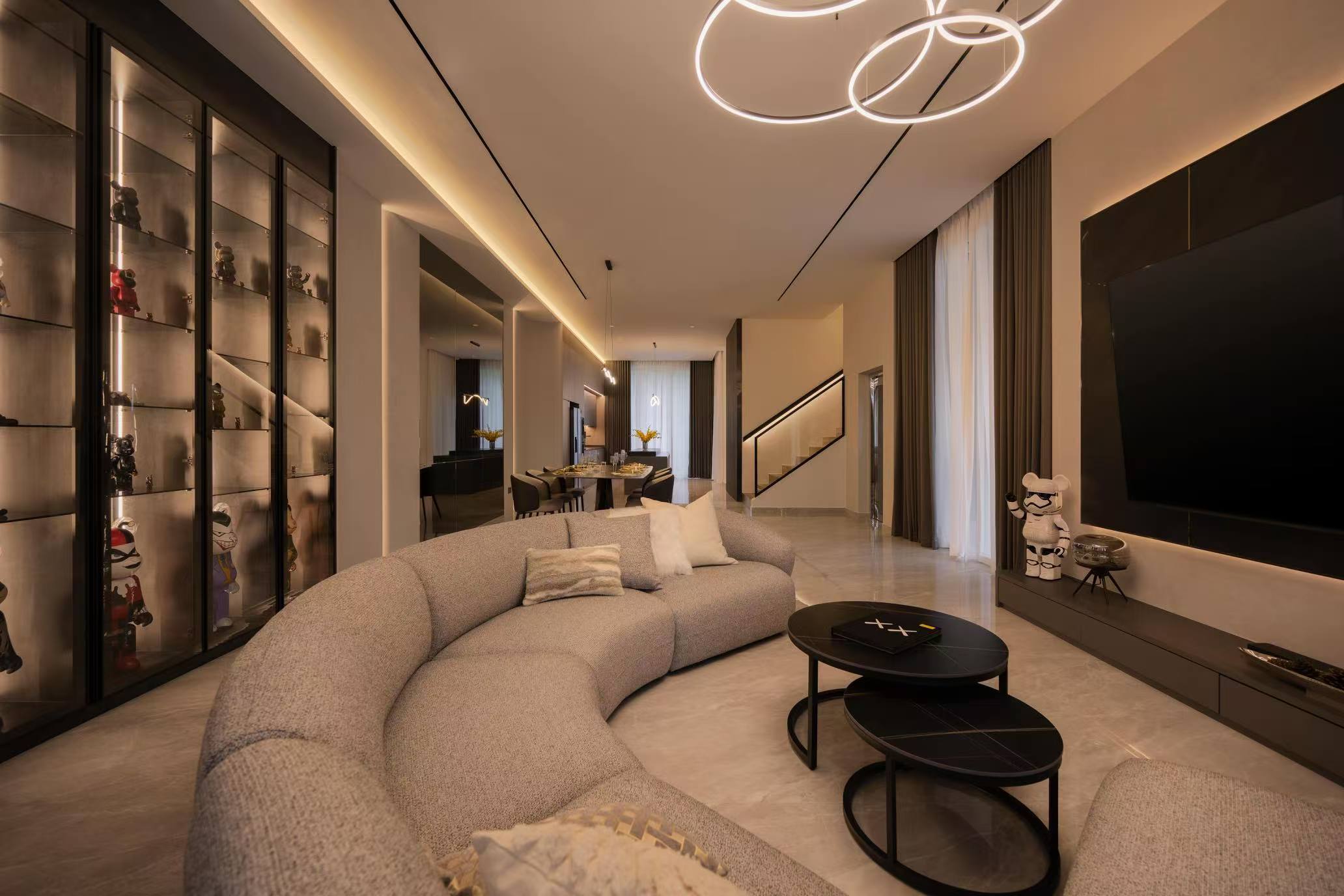 Custom luxury villa cabinets