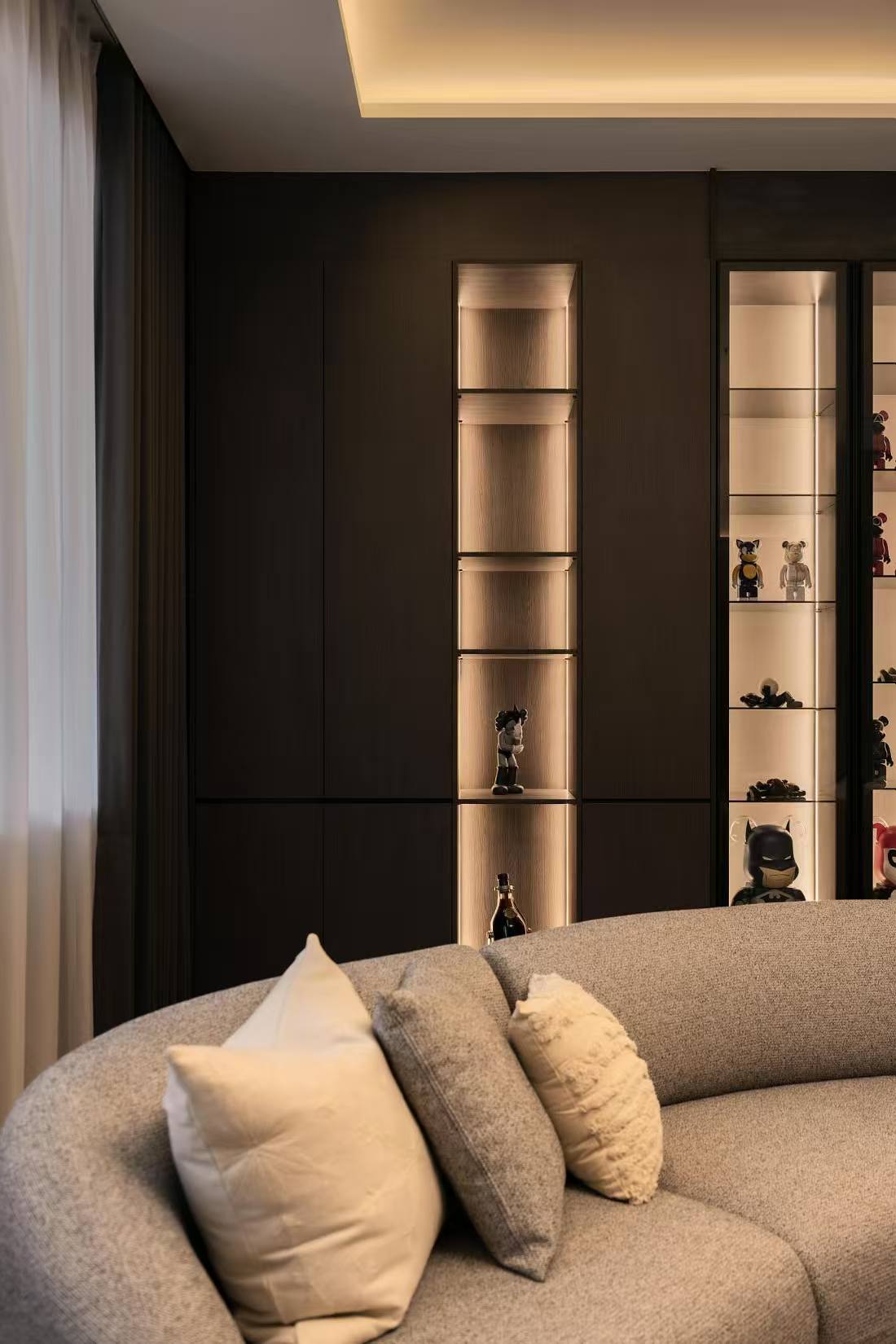 Custom luxury villa cabinets