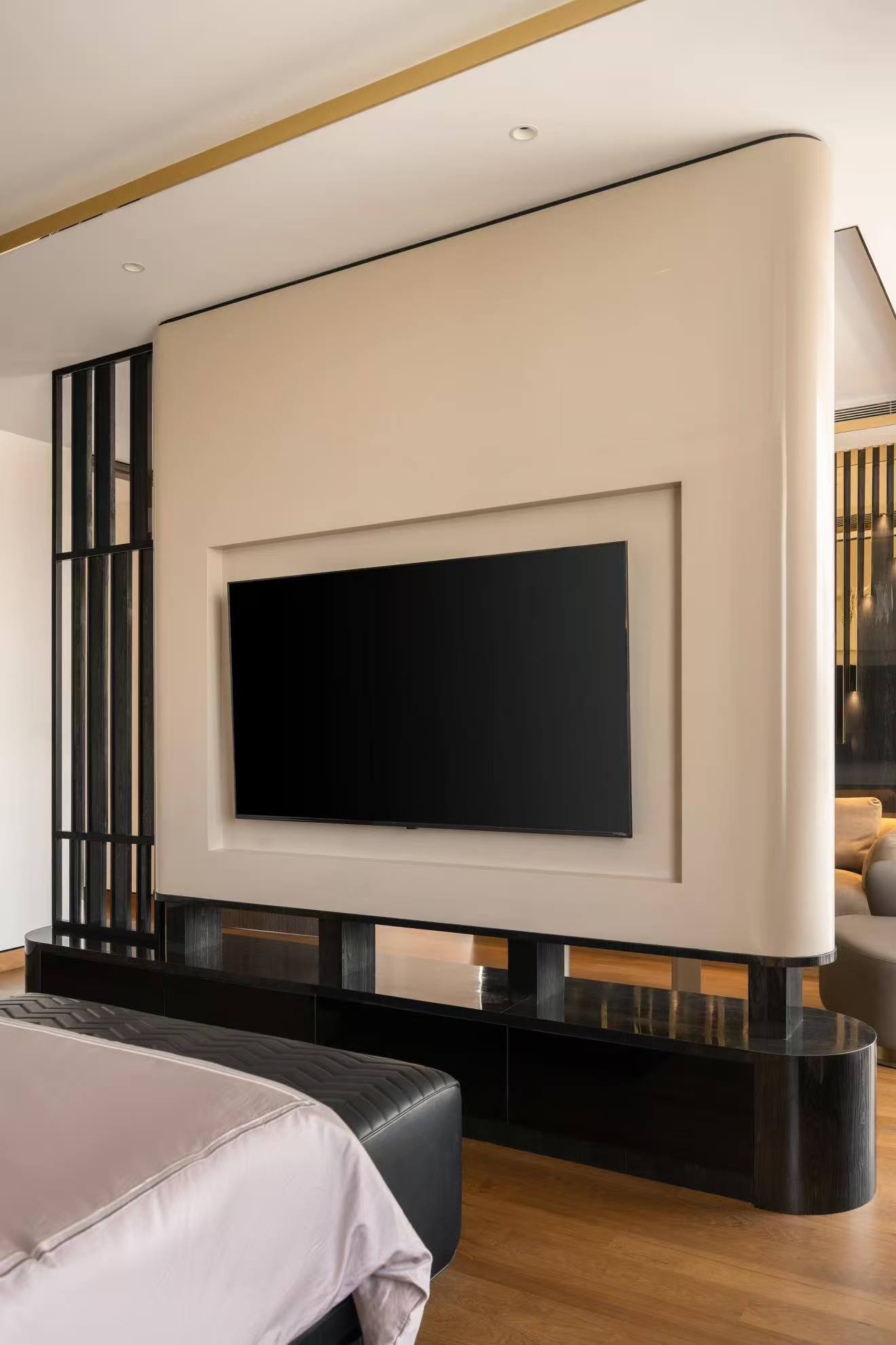 Luxury mansion master bedroom cabinet factory