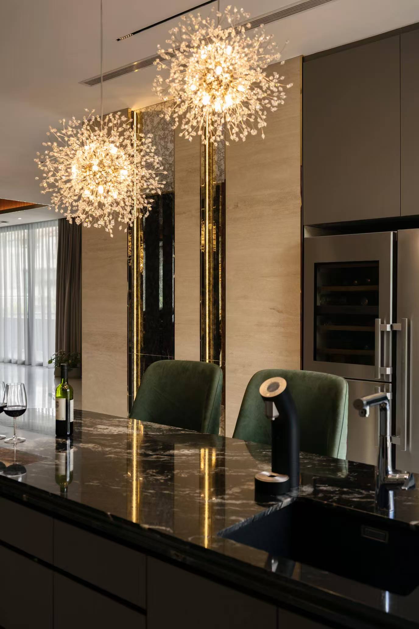 Custom luxury villa cabinets