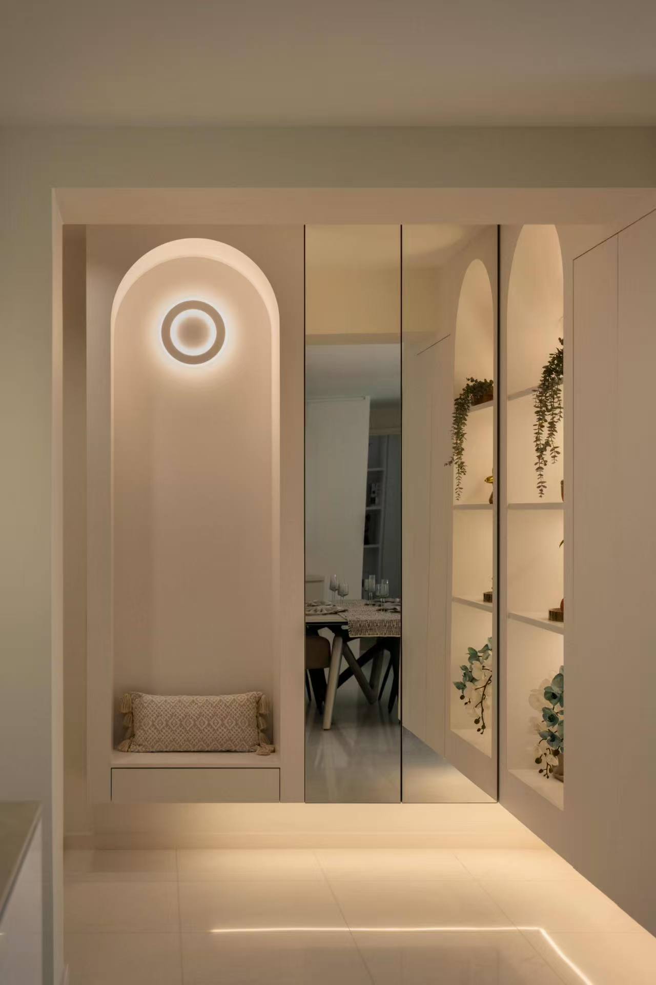 TV cabinet custom design Singapore living room