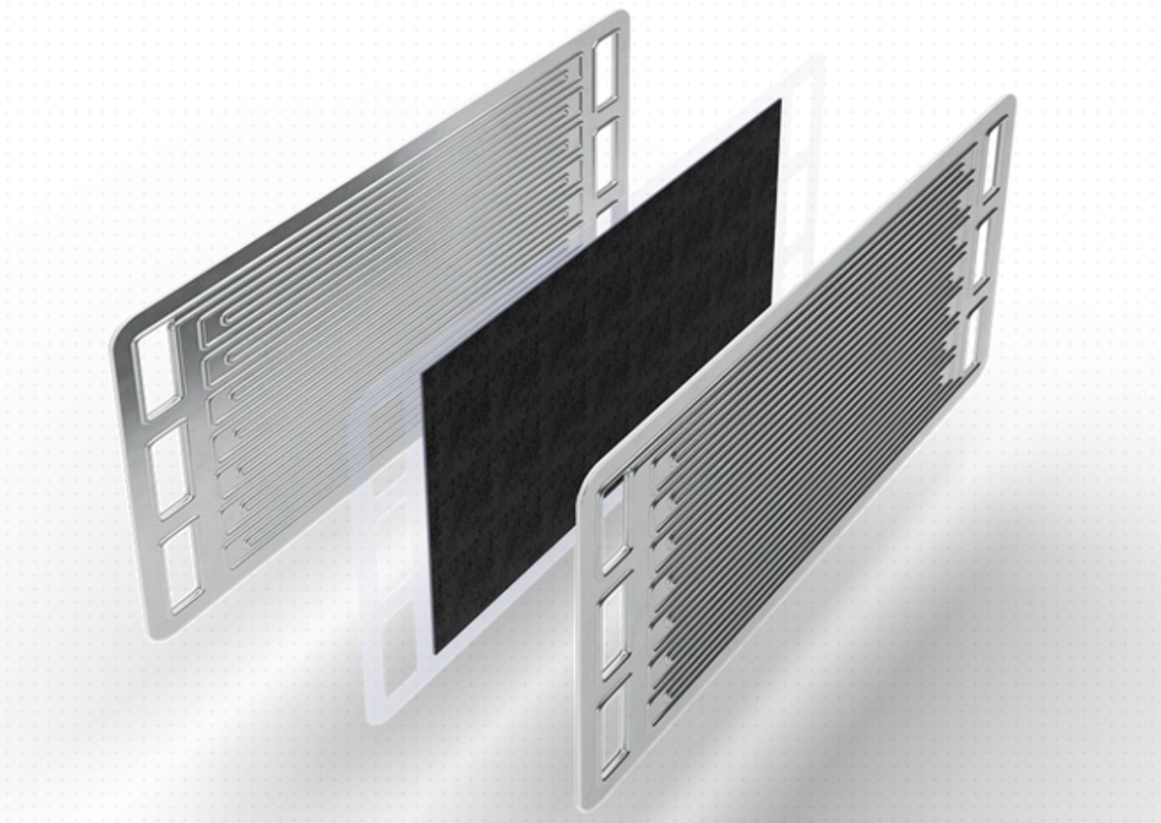 Laser welding bipolar plate fuel cell