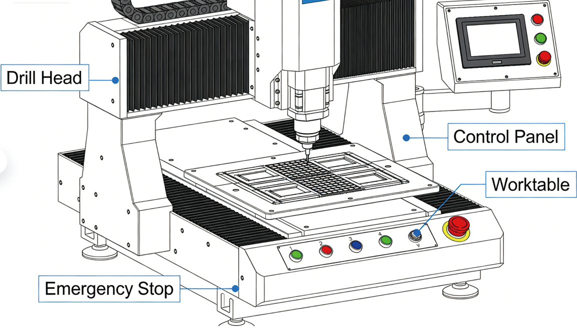 High Speed PCB Drilling Machine High Speed PCB Drilling Machine